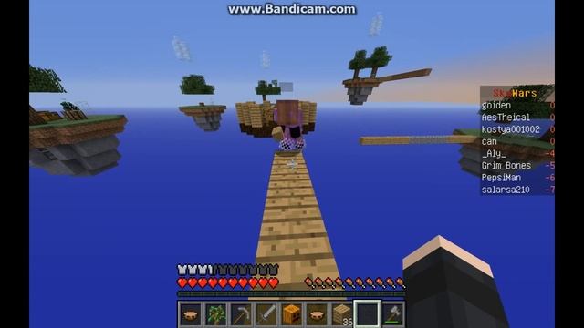 Играю в Skywars #1 (Много везенья) | Minecraft смотреть онлайн
