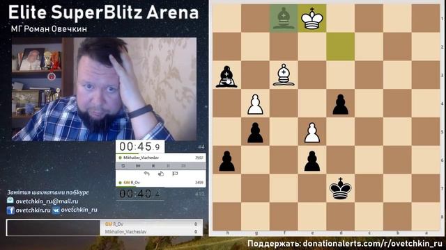 [RU] Elite SuperBlitz Arena Lichess.org смотреть онлайн