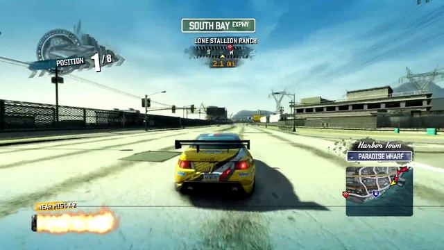 Burnout Paradise 100% - Race: Spaghetti Western - Walkthrough part 13 [Hydros Techno] смотреть онлайн