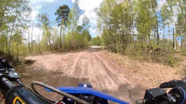 По лесу на питбайке venom zx 125. смотреть онлайн