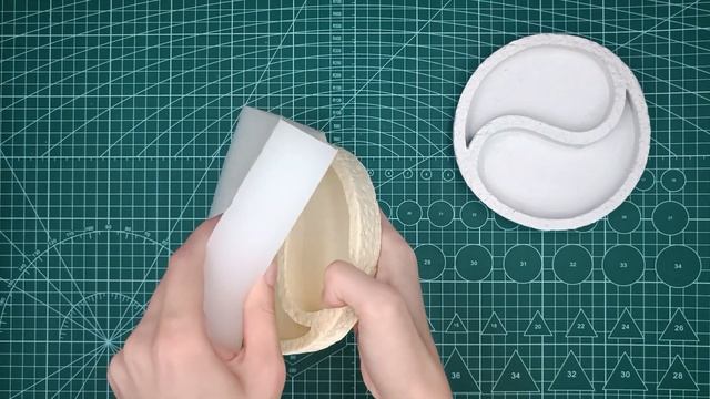 Силиконовый молд Поднос Инь-Ян смотреть онлайн