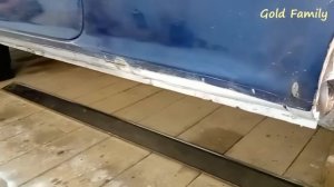 Hyundai Getz Купе 1.1, Хендай Гетц. Замена порогов. Лечим, пилим, варим...Серия 2