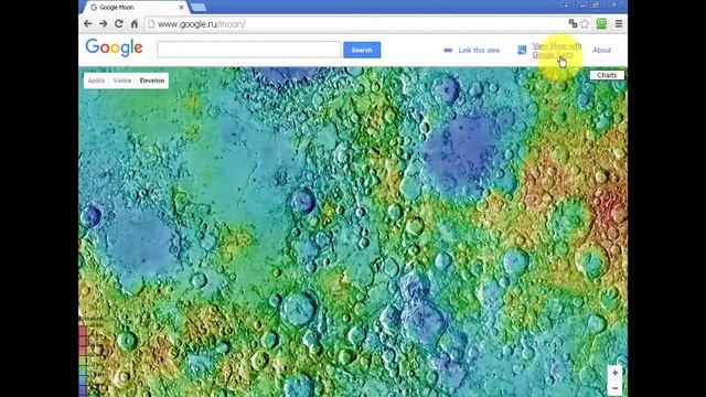 Виртуальное путешествие на Луну с помощью сервиса Google Moon смотреть онлайн