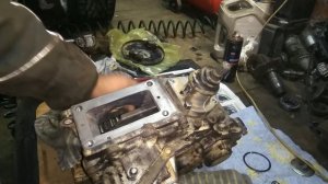 собираем  косозубою раздатку УАЗ с понижайка 2, 8