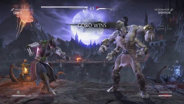 MORTAL KOMBAT X - GORO VS SHINNOK смотреть онлайн