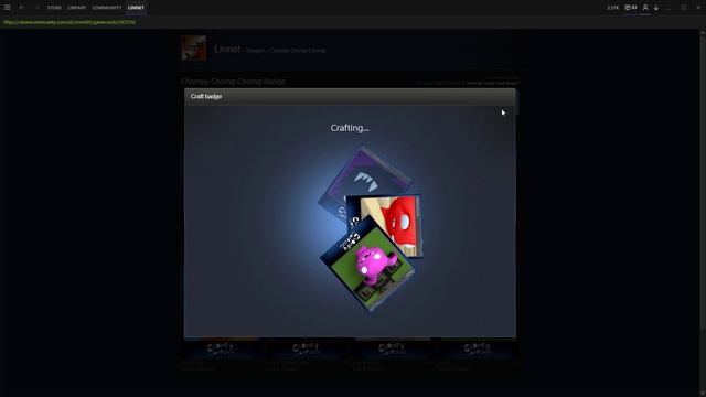 Crafting Chompy Chomp Chomp Level 1 Badge Hatchling - Steam смотреть онлайн