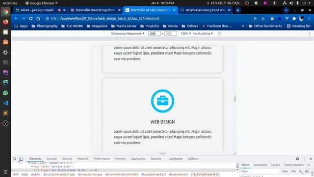 Web Design With Bootstrap 5 | Bangla Tutorial | Class- 22 | Portfolio Project смотреть онлайн