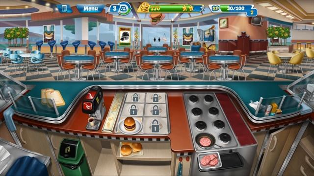 Cooking Fever: Gameplay Walkthrough Part 1 - Fast Food Court Level 1-5 (iOS, Android) смотреть онлайн