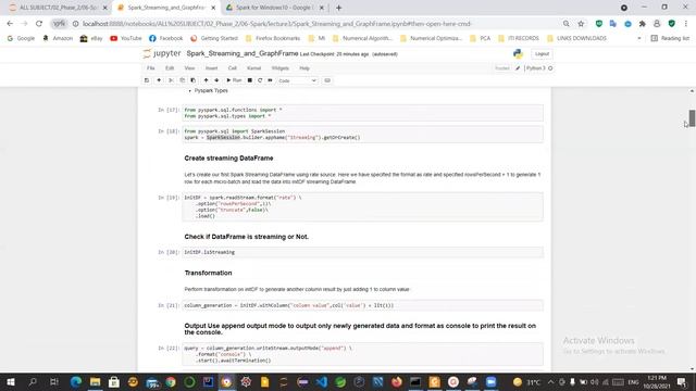 Spark Graphframe and Streaming on Windows смотреть онлайн
