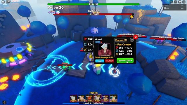 GREED (SPECIAL BANNER UNIT) SHOWCASE - ANIME ADVENTURES смотреть онлайн