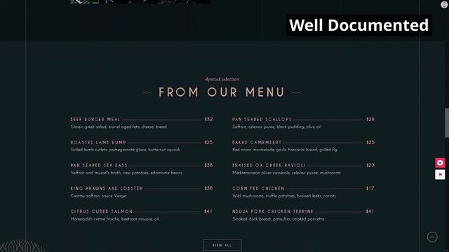 Laurent Elegant Restaurant ★ WordPress Themes & Templates ★ смотреть онлайн