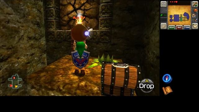 Zelda: Ocarina of Time - Dodongo's Cavern смотреть онлайн