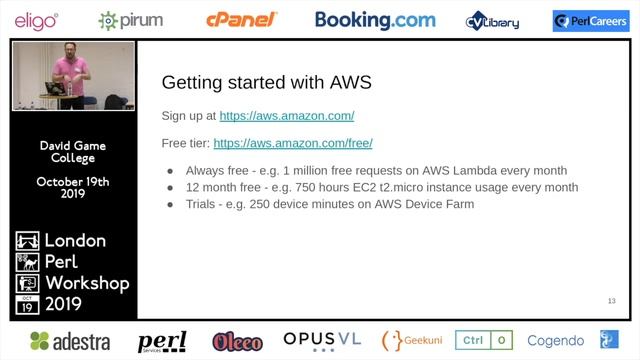 Søren Lund (slu) - Perl and Amazon Web Services смотреть онлайн