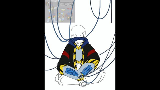 Ec-4o.Verse Error!Sans (Gif Speedpaint) смотреть онлайн