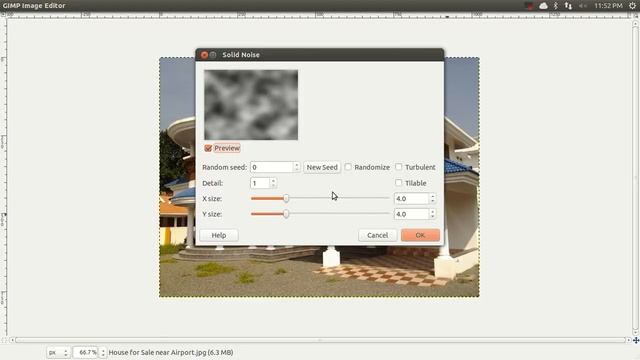 How to Put Solid Noise Cloud Over an Image Using GIMP Image Editor ? смотреть онлайн