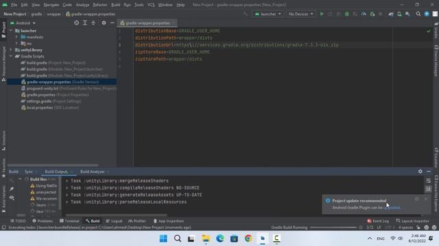Warning Mapping new ns to old ns Android Studio смотреть онлайн