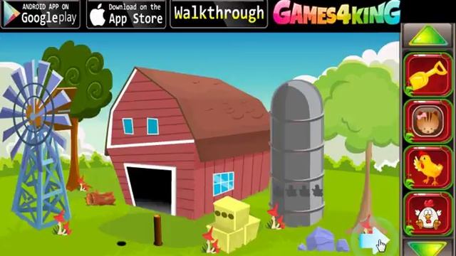G4K Cartoon Young Farmer Escape Walkthrough [Games4King] смотреть онлайн