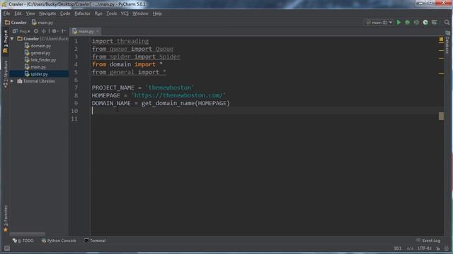 Python Web Crawler Tutorial 15 The First Spider 15/17 смотреть онлайн
