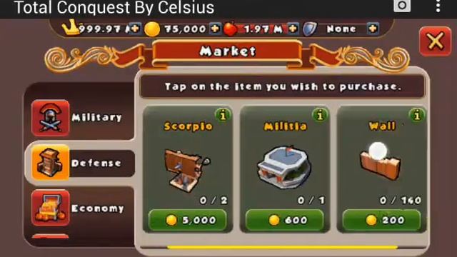 【JAVA GAMES】 Total Conquest Hacked Coin By Celsius - J2me Loader смотреть онлайн