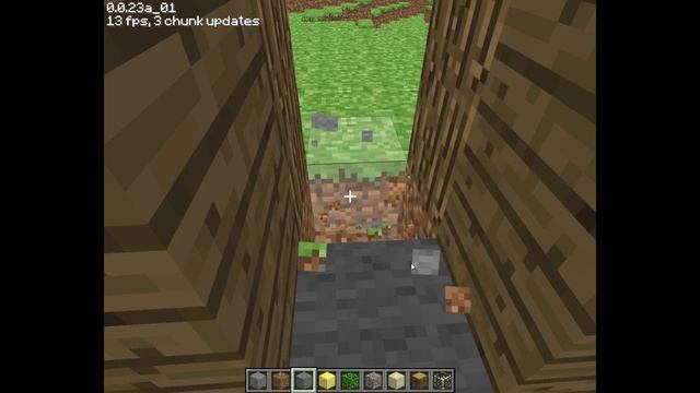 Minecraft Classic прошлое. Версия 0.0.23a_01!!! смотреть онлайн