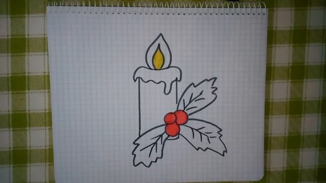 Как нарисовать свечу смотреть онлайн