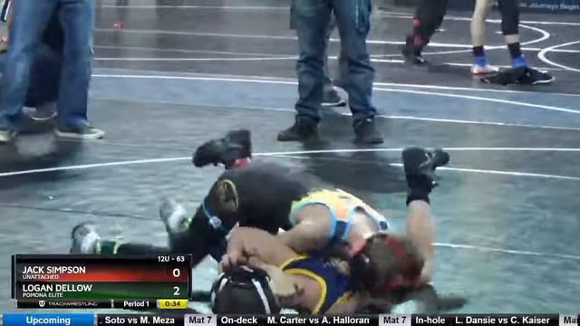 12U 63 Jack Simpson Unattached Vs Logan Dellow Pomona Elite смотреть онлайн