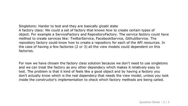iOS : MVVM, dependency injection and too many constructor parameters смотреть онлайн