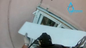 Монтаж отливов на балкон