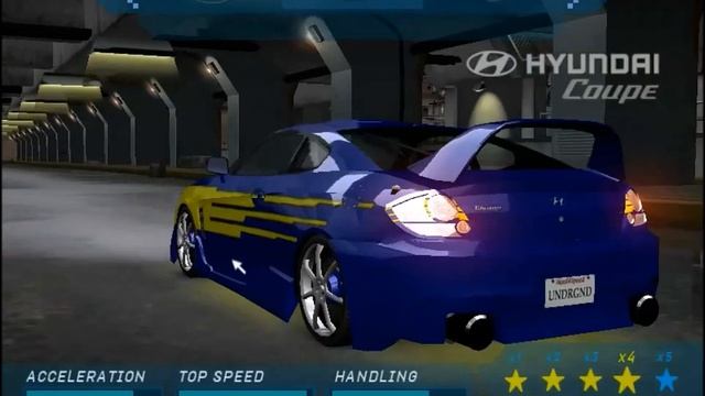 Need for Speed Underground - All Rival and Custom Cars part 2 смотреть онлайн