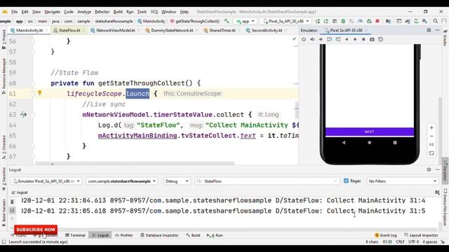 StateFlow and SharedFlow in Action смотреть онлайн