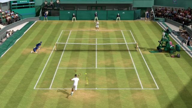 Grand Slam Tennis 2 (PS3 4K Gameplay) | Wimbledon Playthrough FINALE | FEDERER vs DJOKOVIC смотреть онлайн