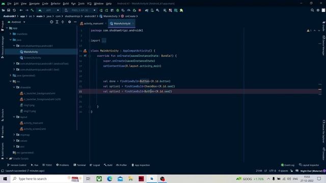 How to use Checkbox in android studio in kotlin - Android Development Kotlin Full course in Hindi смотреть онлайн