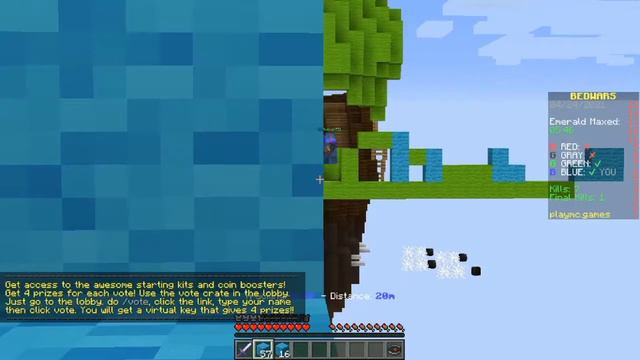 Minecraft 1.16.5 cracked bedwars ||funny moments||gameplay смотреть онлайн