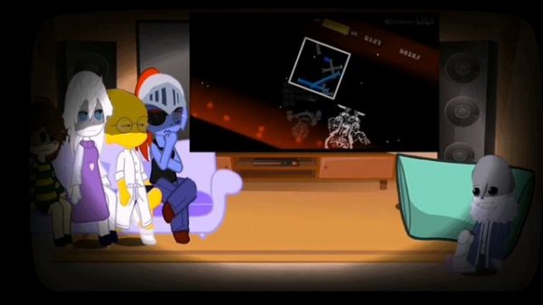 реакция андертейл на Murder time trio все фазы хард мод