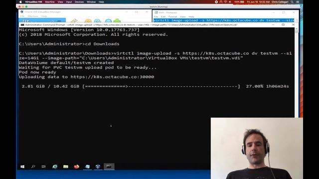 Migrate an existing Windows VM workload to Kubernetes using KubeVirt and CDI смотреть онлайн