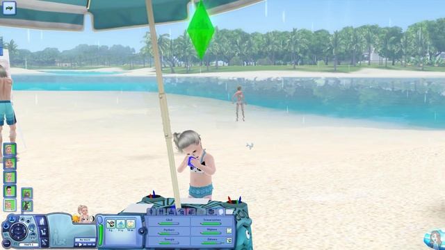 ?The Sims 3 Syrenia Rodzinka #14 - Zabawa na plaży :) смотреть онлайн