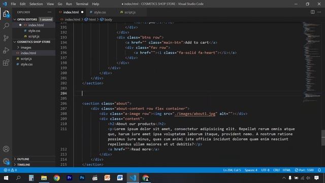 How To Create A Makeup Website - Online Cosmetic Store using Html Css and Javascript смотреть онлайн