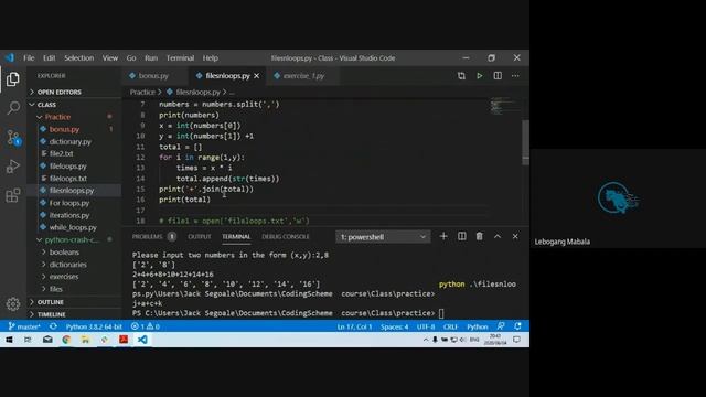Python Crash Course: Lesson 14 - Interactive session 2 смотреть онлайн