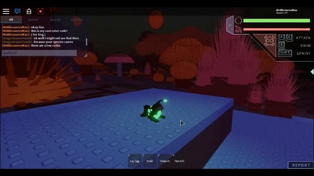 roblox Be an Alien: Renewal - color codes for frog! смотреть онлайн