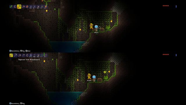 UNDERGROUND GREEN!! | Terraria PS4 Multiplayer | Part 11 | MabiVsGames смотреть онлайн
