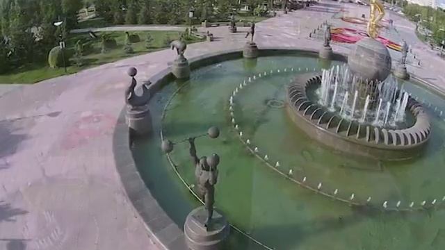 Астана гүлзарлары мен субұрқақтары-Цветники и фонтаны Астаны. смотреть онлайн