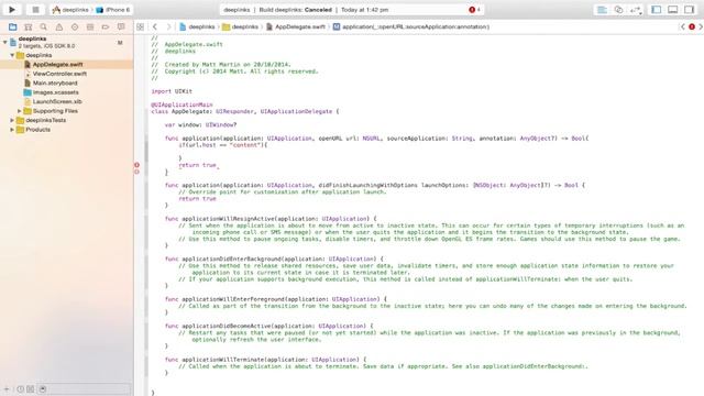 Going to View Controller depending on deep link смотреть онлайн