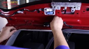 Установка камеры заднего вида + штатного зеркала с монитором и видеорегистратором. Avtozvuk.ua