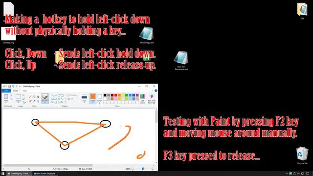 Autohotkey: Mouse button click basics смотреть онлайн