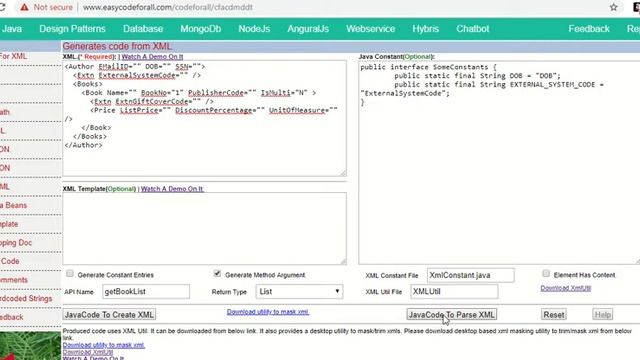 JavaCodeGenerator2; Java Code Generator смотреть онлайн
