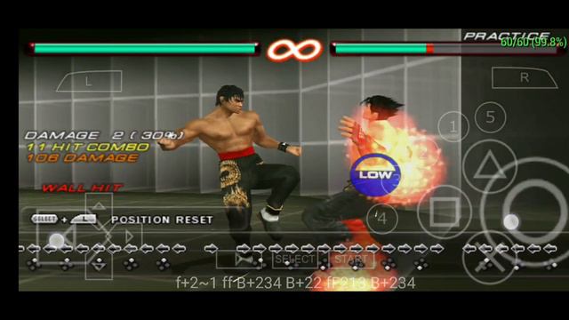 LAW COMBO TUTORIAL PSP | TEKKEN 6 PPSSPP смотреть онлайн