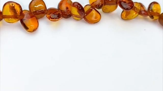 Бусы из натурального балтийского янтаря Облепиха смотреть онлайн