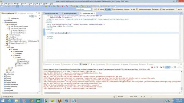 Redbox with Spring MVC and Maven