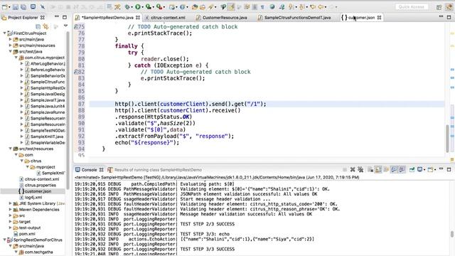 Citrus Integration Testing Framework 11 - Citrus REST API testing Contd смотреть онлайн