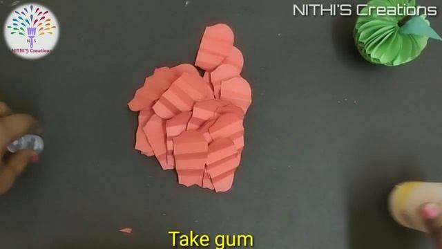 Diy paper apple|paper apple 3d|origami apple|easy paper craft for school|Origami apple смотреть онлайн